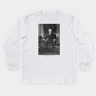 Alexander Hamilton Kids Long Sleeve T-Shirt